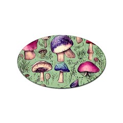 Presto Mushroom For Prestidigitation And Legerdemain Sticker Oval (10 Pack) by GardenOfOphir