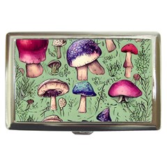 Presto Mushroom For Prestidigitation And Legerdemain Cigarette Money Case by GardenOfOphir