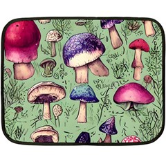 Presto Mushroom For Prestidigitation And Legerdemain Fleece Blanket (mini) by GardenOfOphir