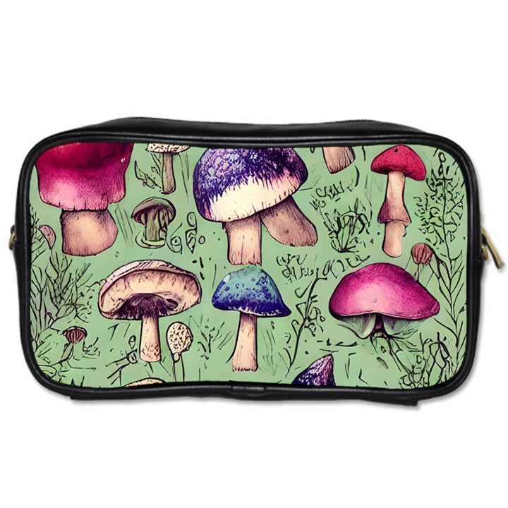 Presto Mushroom For Prestidigitation And Legerdemain Toiletries Bag (Two Sides)