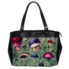 Presto Mushroom For Prestidigitation And Legerdemain Oversize Office Handbag by GardenOfOphir