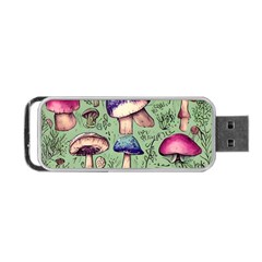 Presto Mushroom For Prestidigitation And Legerdemain Portable Usb Flash (two Sides) by GardenOfOphir