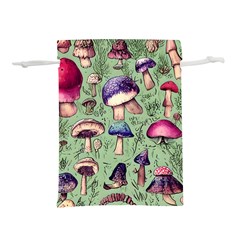 Presto Mushroom For Prestidigitation And Legerdemain Lightweight Drawstring Pouch (l) by GardenOfOphir