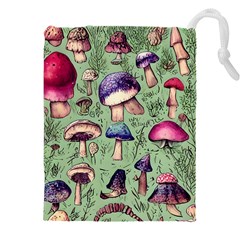 Presto Mushroom For Prestidigitation And Legerdemain Drawstring Pouch (4xl) by GardenOfOphir