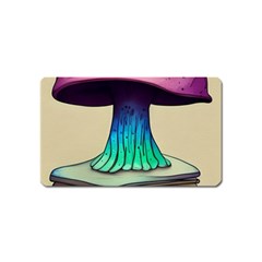 Forest Fairycore Mushroom Magnet (name Card) by GardenOfOphir