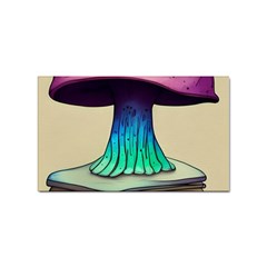 Forest Fairycore Mushroom Sticker Rectangular (10 Pack)