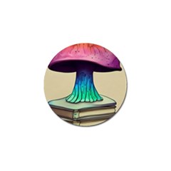 Forest Fairycore Mushroom Golf Ball Marker by GardenOfOphir