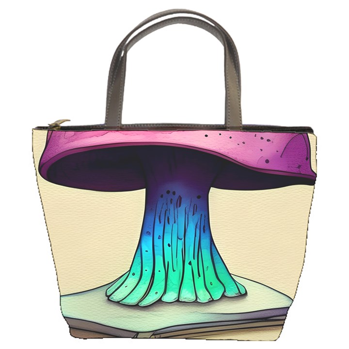 Forest Fairycore Mushroom Bucket Bag