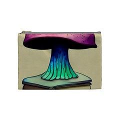 Forest Fairycore Mushroom Cosmetic Bag (medium) by GardenOfOphir