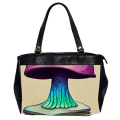 Forest Fairycore Mushroom Oversize Office Handbag (2 Sides) by GardenOfOphir