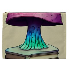 Forest Fairycore Mushroom Cosmetic Bag (xxl) by GardenOfOphir