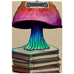 Forest Fairycore Mushroom A4 Acrylic Clipboard by GardenOfOphir