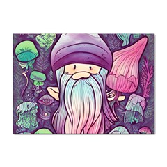 Foraging Mushroom Sticker A4 (100 Pack) by GardenOfOphir