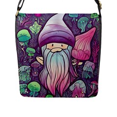 Foraging Mushroom Flap Closure Messenger Bag (l) by GardenOfOphir