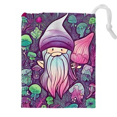 Foraging Mushroom Drawstring Pouch (5xl) by GardenOfOphir