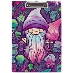 Foraging Mushroom A4 Acrylic Clipboard by GardenOfOphir