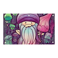 Foraging Mushroom Banner And Sign 5  X 3  by GardenOfOphir