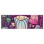 Foraging Mushroom Banner and Sign 6  x 2  Front