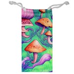 Natural Mushroom Illustration Design Jewelry Bag Front