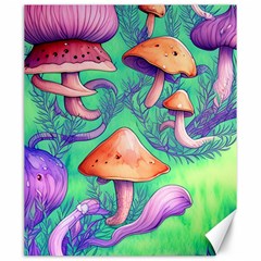 Natural Mushroom Illustration Design Canvas 20  X 24  by GardenOfOphir