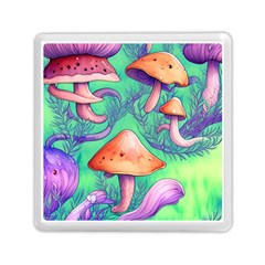 Natural Mushroom Illustration Design Memory Card Reader (square) by GardenOfOphir