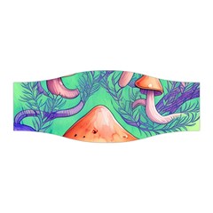 Natural Mushroom Illustration Design Stretchable Headband by GardenOfOphir