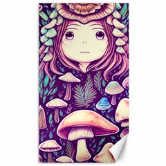 Fairy Mushroom Illustration Design Canvas 40  X 72  by GardenOfOphir