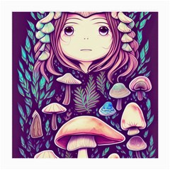 Fairy Mushroom Illustration Design Medium Glasses Cloth by GardenOfOphir