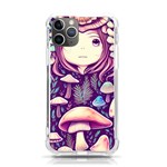 Fairy Mushroom Illustration Design iPhone 11 Pro 5.8 Inch TPU UV Print Case Front