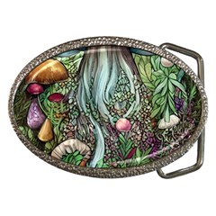 Craft Mushroom Belt Buckles by GardenOfOphir