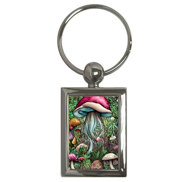 Craft Mushroom Key Chain (Rectangle)