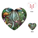 Craft Mushroom Playing Cards Single Design (Heart) Front