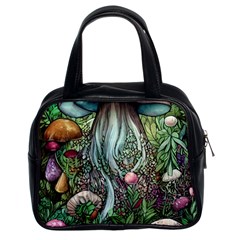 Craft Mushroom Classic Handbag (two Sides) by GardenOfOphir