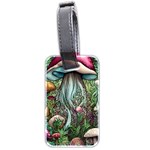 Craft Mushroom Luggage Tag (two sides) Back