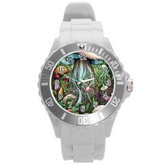 Craft Mushroom Round Plastic Sport Watch (l)