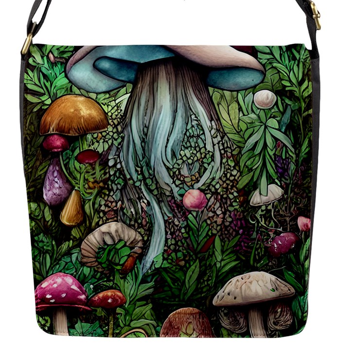 Craft Mushroom Flap Closure Messenger Bag (S)