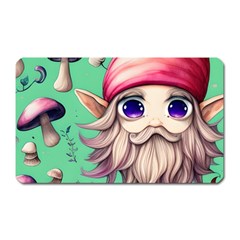 Orest Fairycore Vintagemushroom Magnet (rectangular) by GardenOfOphir