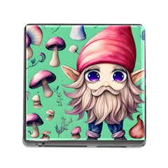 Orest Fairycore Vintagemushroom Memory Card Reader (square 5 Slot) by GardenOfOphir