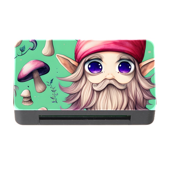 Orest Fairycore Vintagemushroom Memory Card Reader with CF