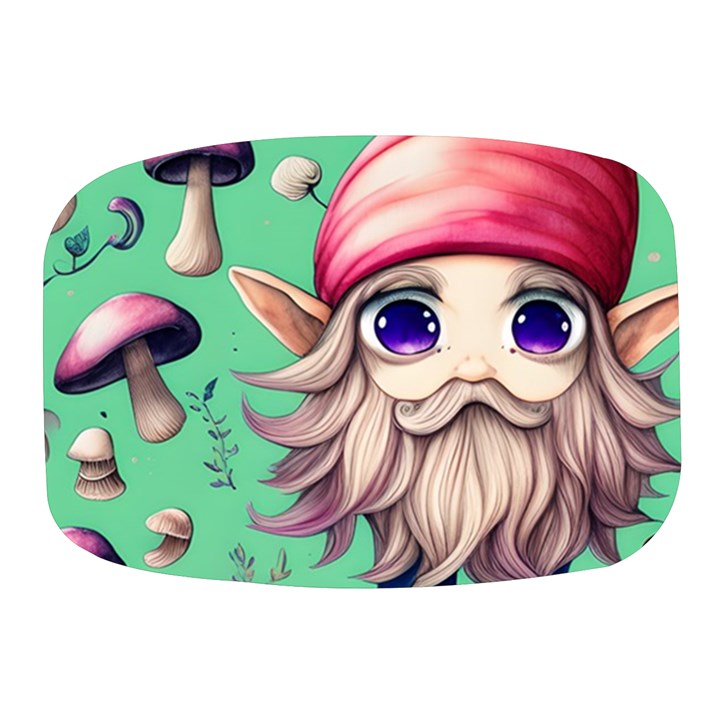 Orest Fairycore Vintagemushroom Mini Square Pill Box