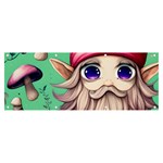 Orest Fairycore Vintagemushroom Banner and Sign 8  x 3  Front