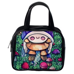 Foraging Natural Fairy Mushroom Craft Classic Handbag (one Side) by GardenOfOphir