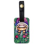 Foraging Natural Fairy Mushroom Craft Luggage Tag (one side) Front