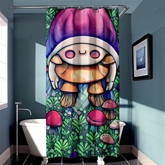 Foraging Natural Fairy Mushroom Craft Shower Curtain 36  X 72  (stall)  by GardenOfOphir