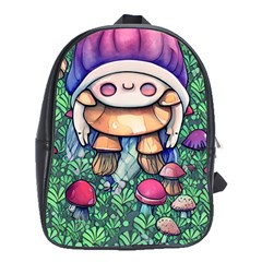 Foraging Natural Fairy Mushroom Craft School Bag (xl)