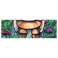 Foraging Natural Fairy Mushroom Craft Banner And Sign 12  X 4  by GardenOfOphir