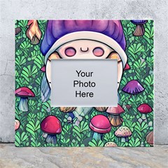 Foraging Natural Fairy Mushroom Craft White Wall Photo Frame 5  X 7  by GardenOfOphir