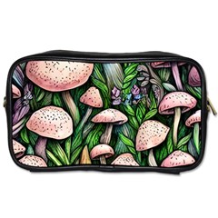 Flowery Garden Nature Woodsy Mushroom Toiletries Bag (one Side) by GardenOfOphir