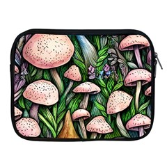 Flowery Garden Nature Woodsy Mushroom Apple Ipad 2/3/4 Zipper Cases by GardenOfOphir