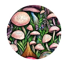 Flowery Garden Nature Woodsy Mushroom Mini Round Pill Box (pack Of 3) by GardenOfOphir